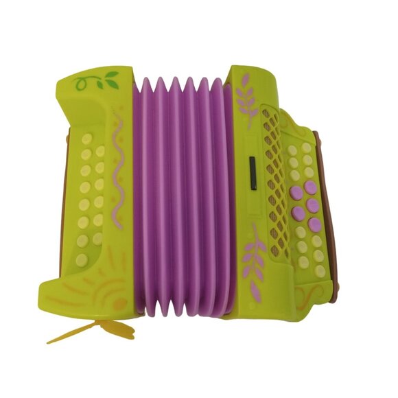 Jakks Pacific Disney Encanto Accordion Movie Mirabels Musical Green Pink Tested - Picture 2 of 5